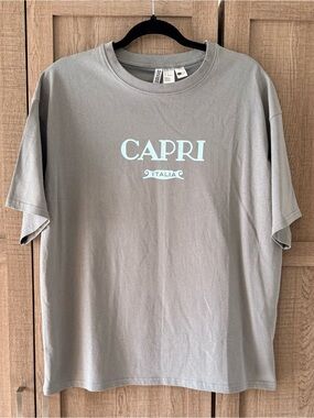 H&M Divided Capri Italia Graphic Cotton Tee SZ.S